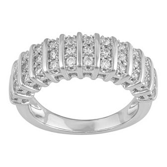 Sterling Silver 3/4 Carat T.W. Diamond Anniversary Ring