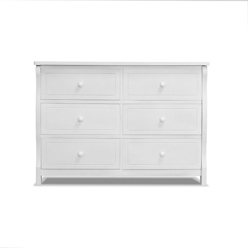 Sorelle Princeton Elite Double Dresser, White
