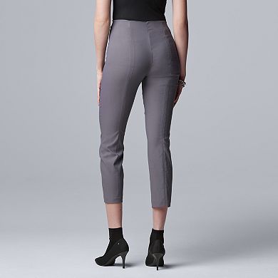 Women's Simply Vera Vera Wang Front-Slit Skinny Ankle Pants