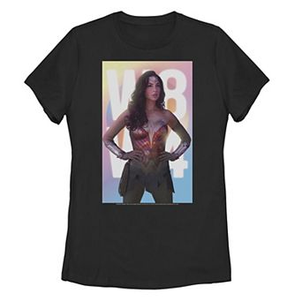 Juniors' DC Comics Wonder Woman 84 Gradient Poster Graphic Tee