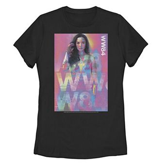 Juniors' DC Comics Wonder Woman Watercolor Poster Graphic Tee