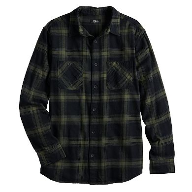 Men's Urban Pipeline™ Brushed Flannel Button-Down Shirt