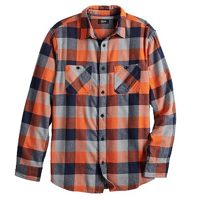 Men's Urban Pipeline™ Brushed Flannel Button-Down Shirt