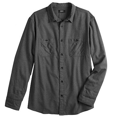 Men's Urban Pipeline™ Brushed Flannel Button-Down Shirt