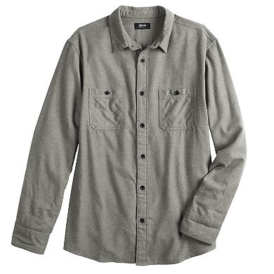 Men's Urban Pipeline™ Brushed Flannel Button-Down Shirt