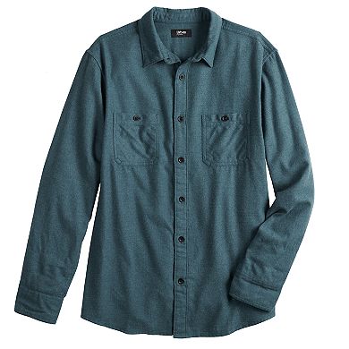 Men's Urban Pipeline™ Brushed Flannel Button-Down Shirt