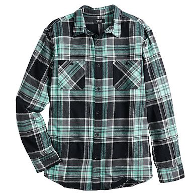 Men's Urban Pipeline™ Brushed Flannel Button-Down Shirt