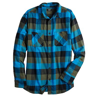 Men's Urban Pipeline™ Brushed Flannel Button-Down Shirt