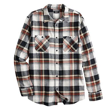 Men's Urban Pipeline™ Brushed Flannel Button-Down Shirt