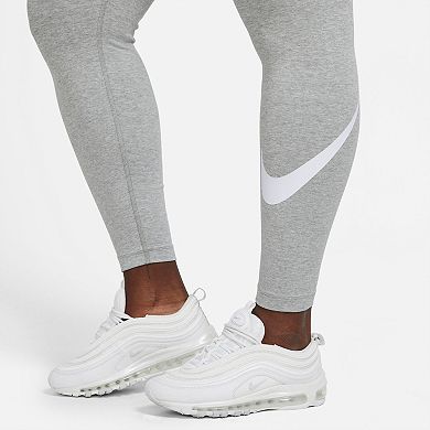 Plus Size Nike Sportswear Essential Swoosh Midrise Leggings