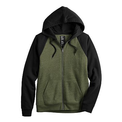 Kohls black zip up hoodie sale