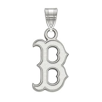 LogoArt Sterling Silver Boston Red Sox Small Pendant