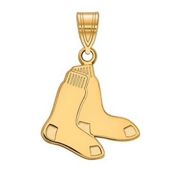 LogoArt 14k Gold Boston Red Sox Medium Pendant