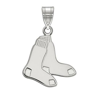 LogoArt Sterling Silver Boston Red Sox Medium Pendant