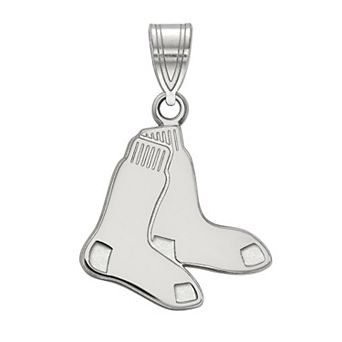 LogoArt Sterling Silver Boston Red Sox Medium Pendant
