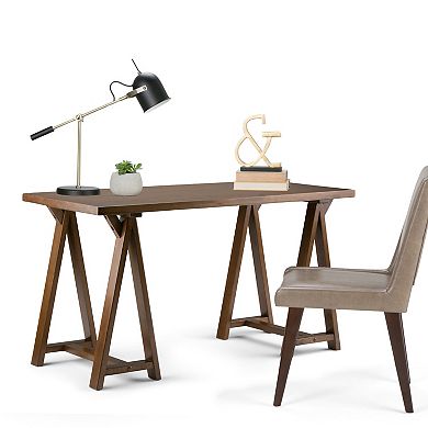 Simpli Home Sawhorse Writing Desk