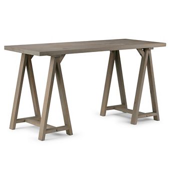 Simpli Home Sawhorse Writing Desk