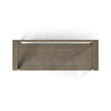Simpli Home Adams Entryway Hidden Storage Bench