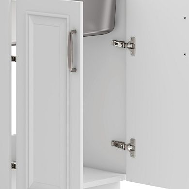 Simpli Home Darwin 28-in. Utility Sink and Cabinet