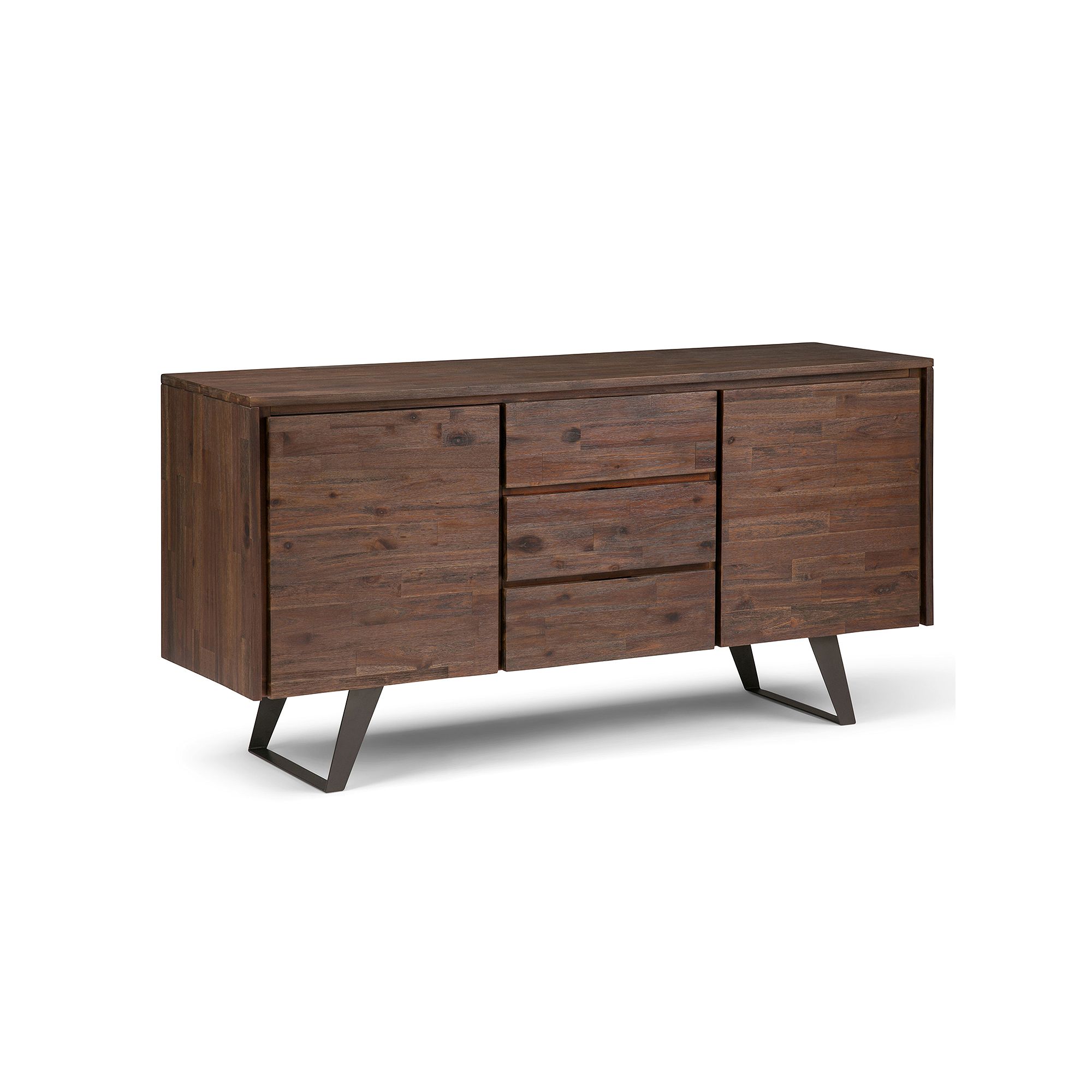 Simpli Home Lowry Sideboard Buffet Table, Brown