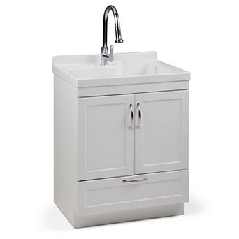 Simpli Home Maile 28 in Laundry Cabinet