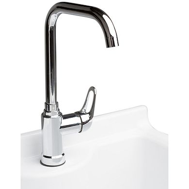 Simpli Home Murphy All-In-One 24-in. Laundry Sink and Cabinet