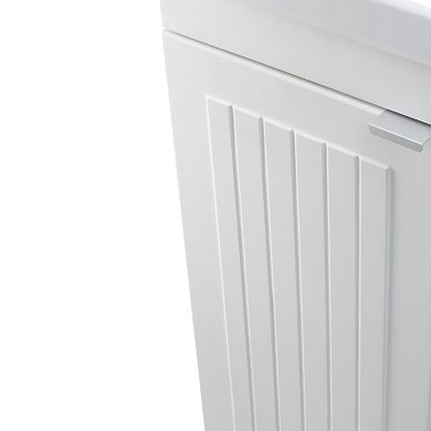 Simpli Home Murphy All-In-One 24-in. Laundry Sink and Cabinet