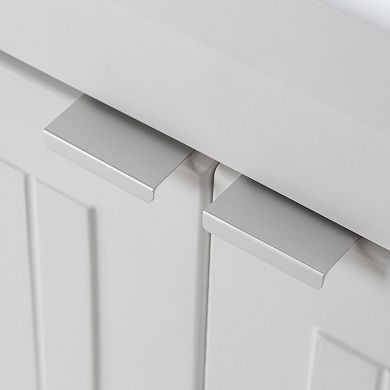 Simpli Home Murphy All-In-One 24-in. Laundry Sink and Cabinet