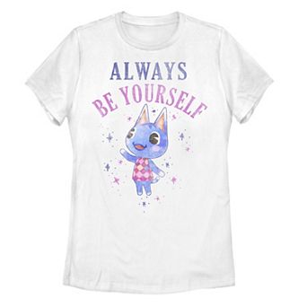 Juniors' Nintendo Animal Crossing Always Be Yourself Sparkle Tee