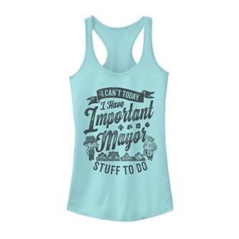 Juniors' Nintendo Animal Crossing Important Mayor Stuff Tank Top