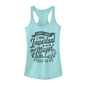Juniors' Nintendo Animal Crossing Important Mayor Stuff Tank Top