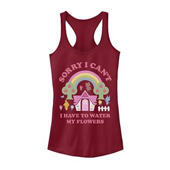 Juniors' Animal Crossing Sorry I Have To Water My Flowers Tank Top
