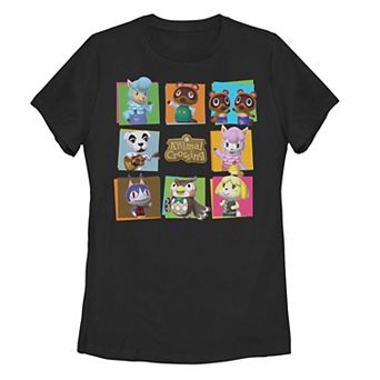 Juniors' Animal Crossing Group Shot Panel Tee