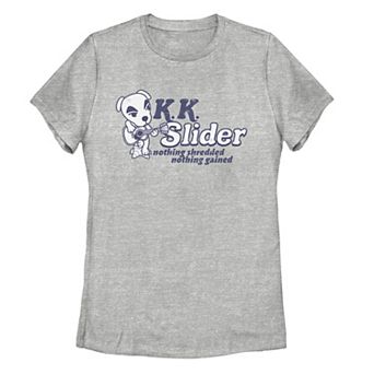 Juniors' Animal Crossing K.K. Slider Shredded Tee