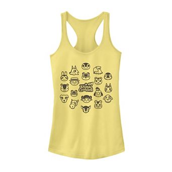 Juniors' Animal Crossings Villagers Group Shot Tank Top