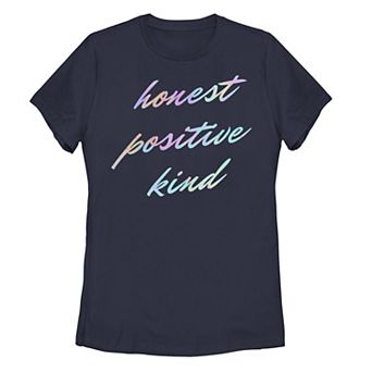 Juniors' Honest Positive Kind Graphic Tee