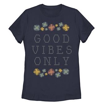 Juniors' Good Vibes Only Graphic Tee