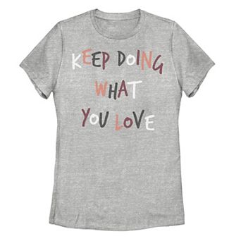 Juniors' "Keep Doing What You Love" Graphic Tee