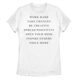 Juniors' Active And Positive Tee