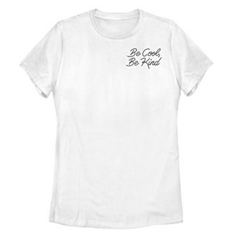 Juniors' Be Cool Left Chest Tee