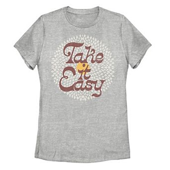 Juniors' Take It Easy Retro Tee