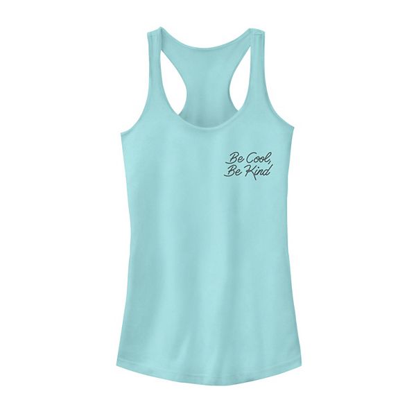 Juniors' Be Cool Left Chest Tank Top