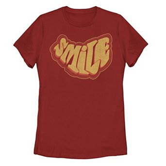 Juniors' Smile Retro Tee
