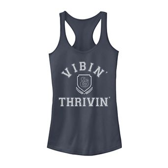 Juniors' Vibin' & Thrivin' Graphic Tank Top