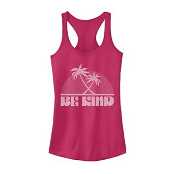 Juniors' "Be Kind" Sunset Graphic Tank Top