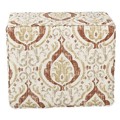 HomePop Medallion Square Ottoman