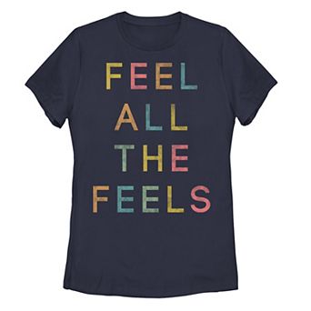 Juniors' Feel the Feels Graphic Tee