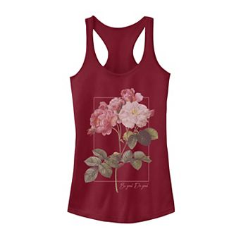 Juniors' "Be Good Do Good" Floral Graphic Tank Top