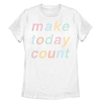 Juniors' Make Today Count Graphic Tee