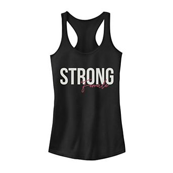 Juniors' "Strong Female" Bold Tank Top